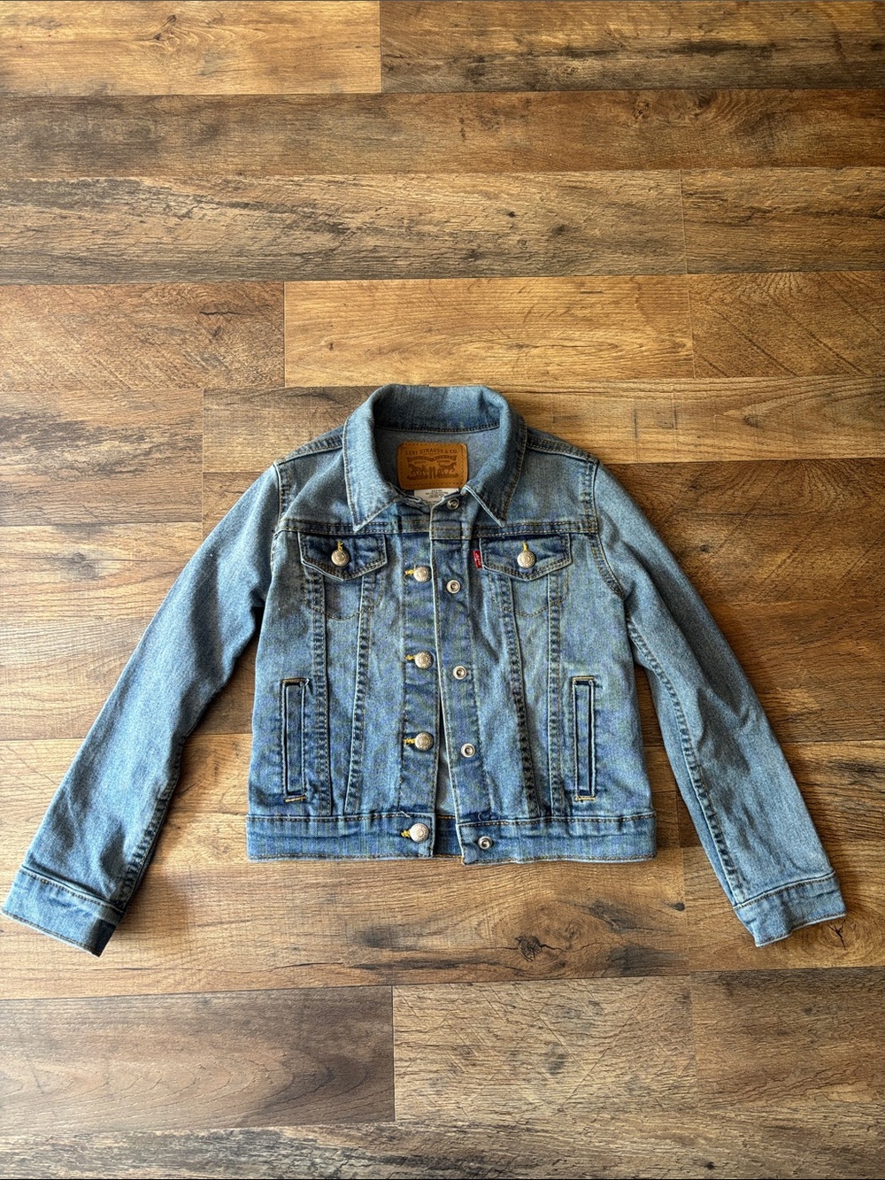 Levi’s Girls Blue Jean Denim Jacket size 5 small